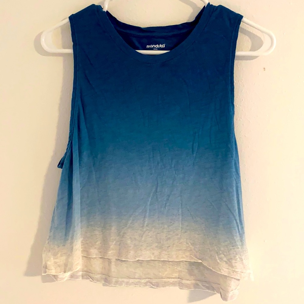 Manduka Adorn Open Back Crop Top